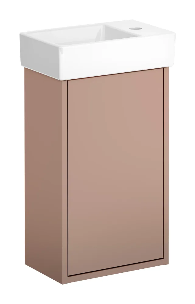 Gustavsberg Artic Small GB71ACVC34TK38R Kommodpaket svart askfaner/mattsvart, 36 cm, höger Svart askfaner/mattsvart