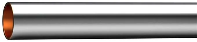 Cupori 120 Kopparrör förkromade, halvhårda, 15 x 1,0 mm, 2,75