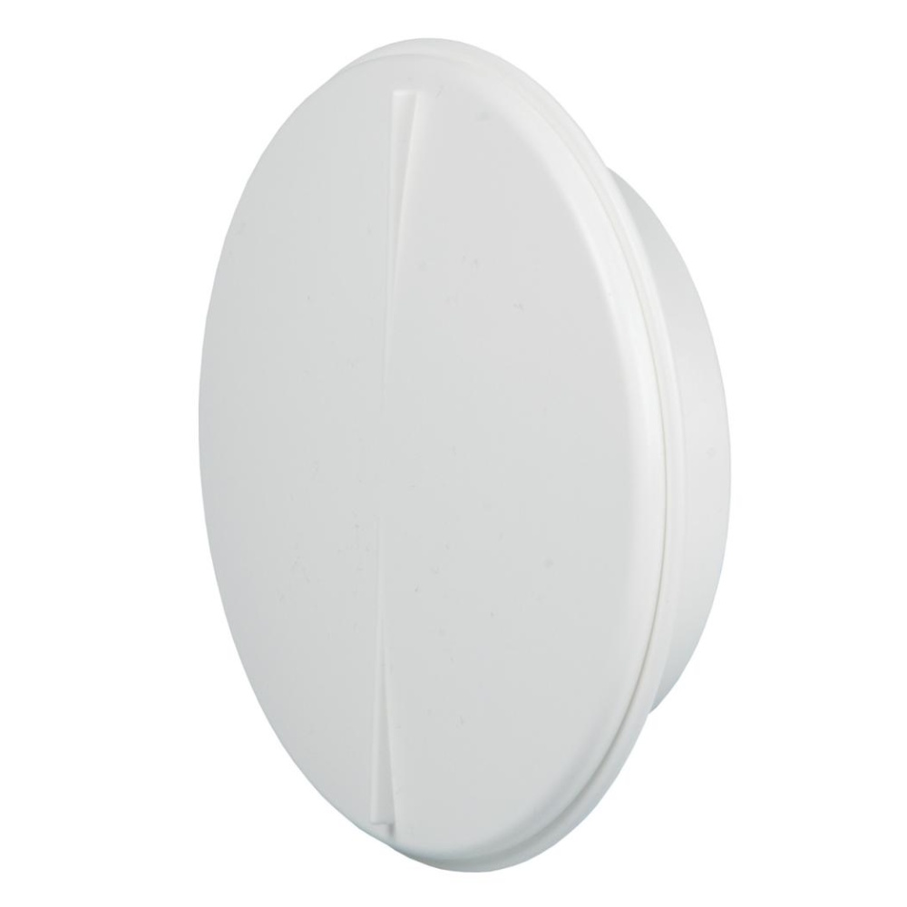 Tallriksventil 150mm Rund Ram Vit Fresh