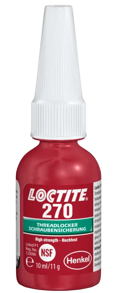 Loctite 270 Gänglåsning hög styrka 10 ml
