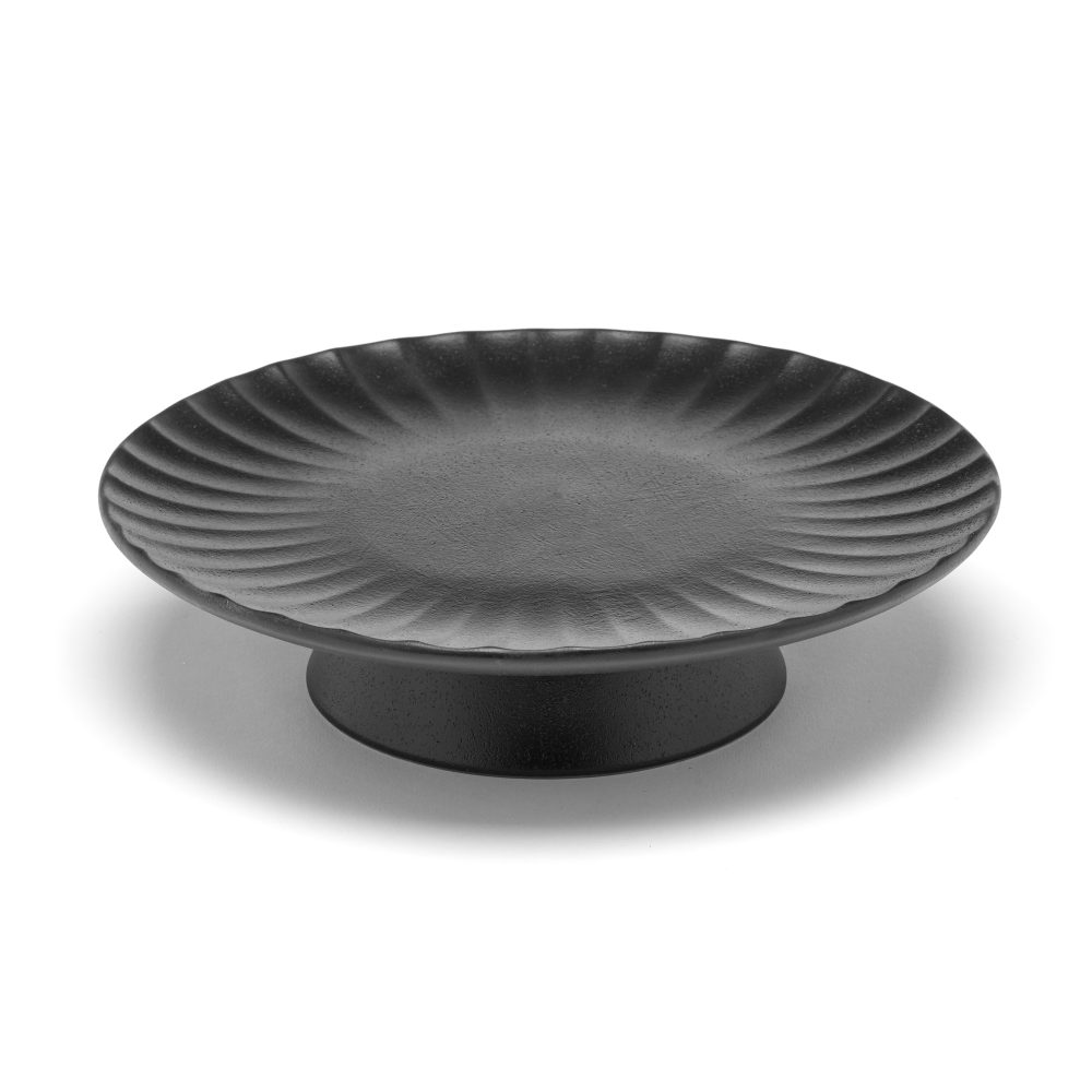 Inku tårtfat L Ø24 cm, Black
