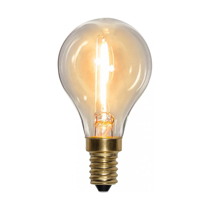 E14 LED Globe ljuskälla 0,8 W, Transparent