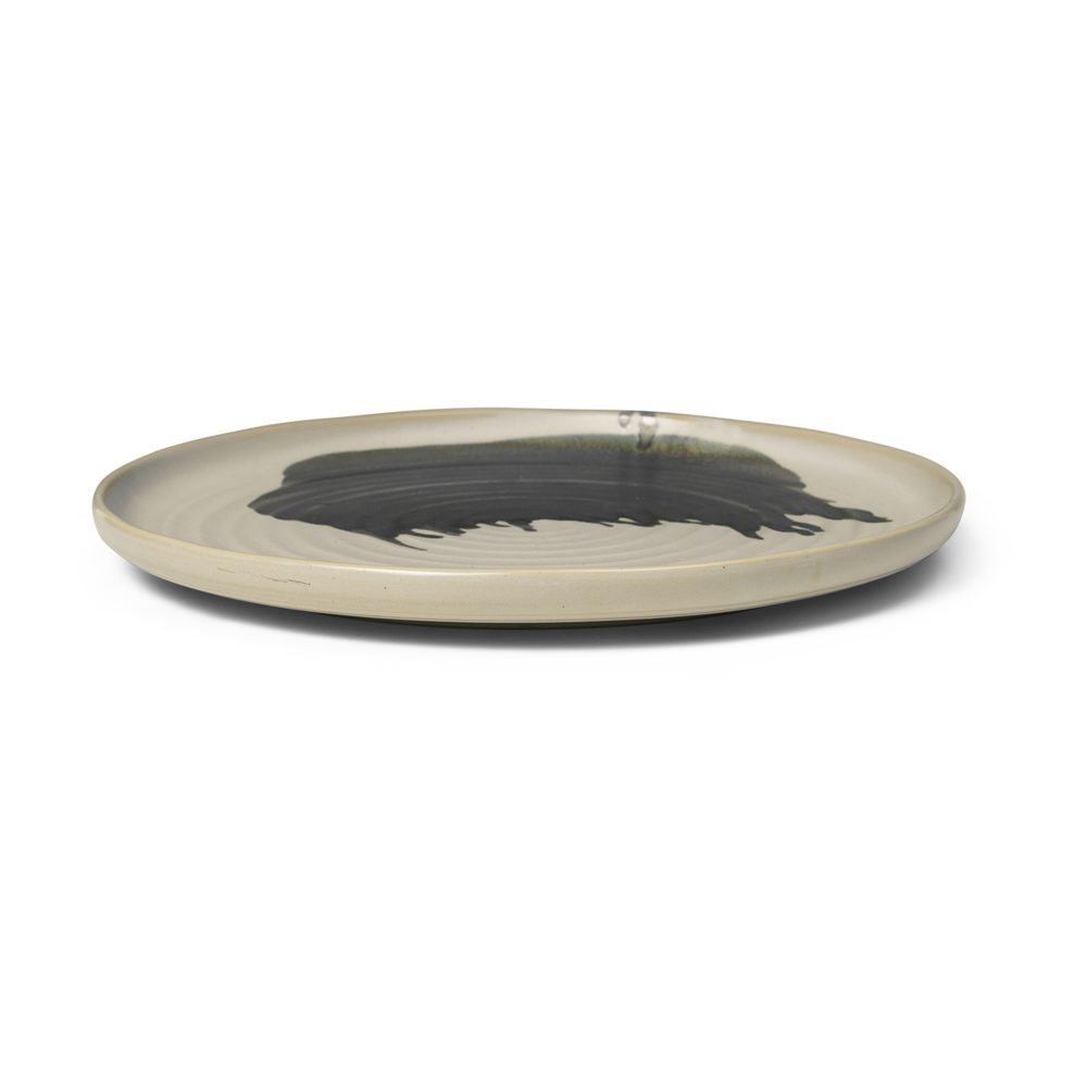 Omhu Centrepiece serveringsfat ⌀36 cm, off white-charcoal
