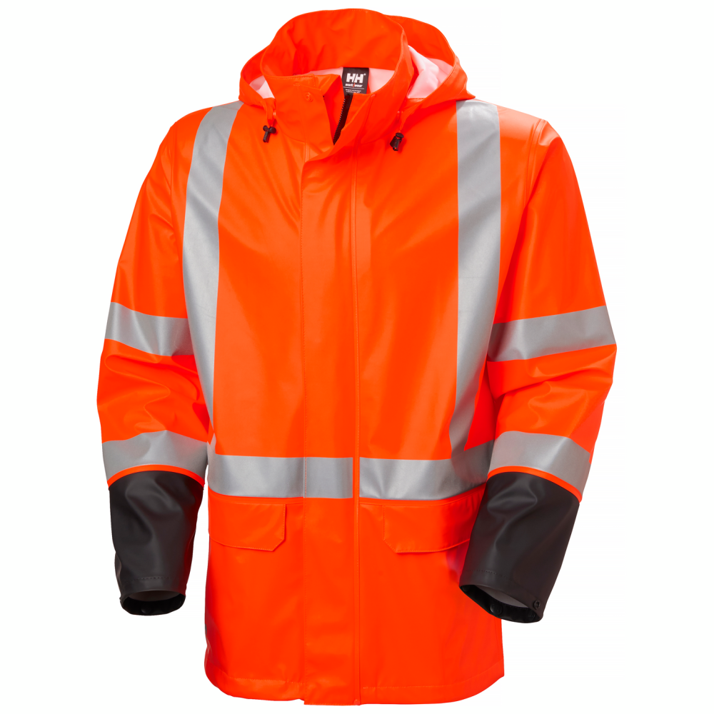 REGNJACKA 70155 ADDVIS KL3 HV ORANGE 4XL