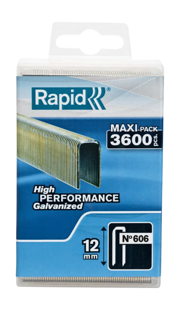 Rapid Nr 606 Dubbelspik 18 mm, 3600-pack