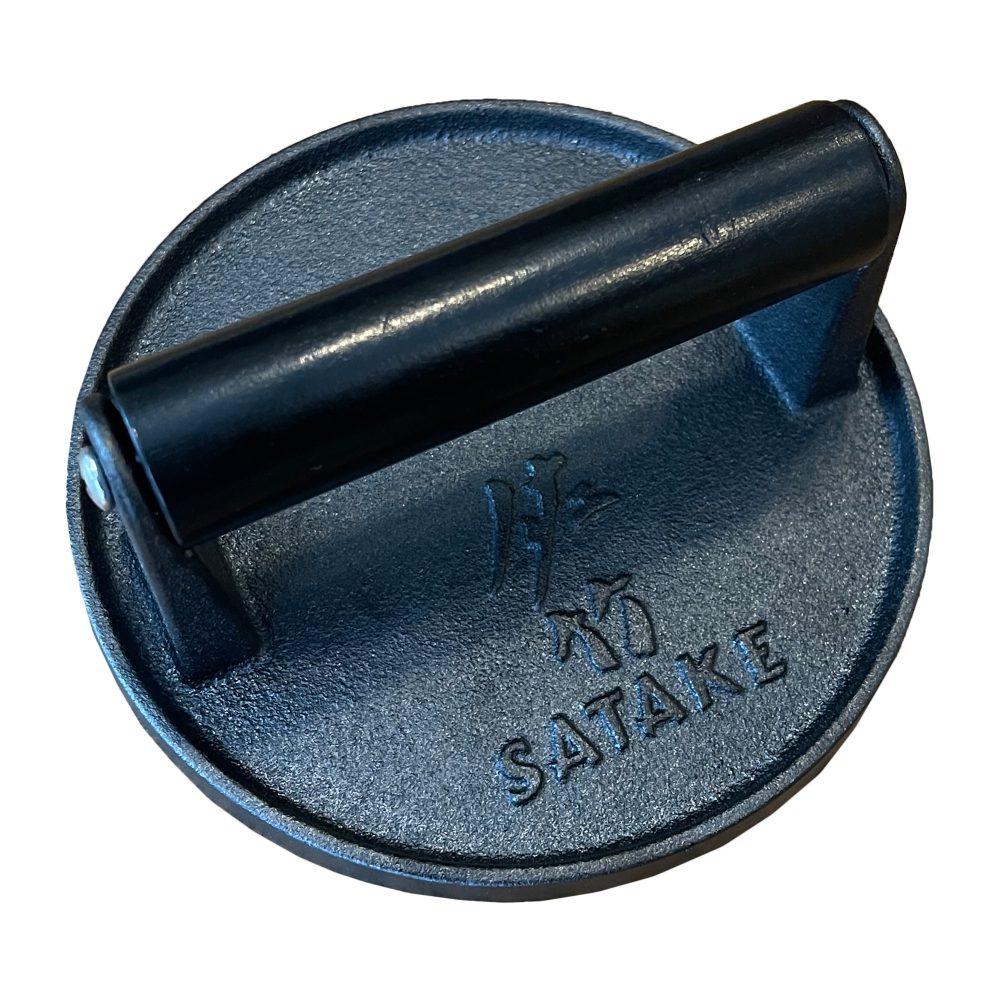 Satake burgerpress, Gjutjärn