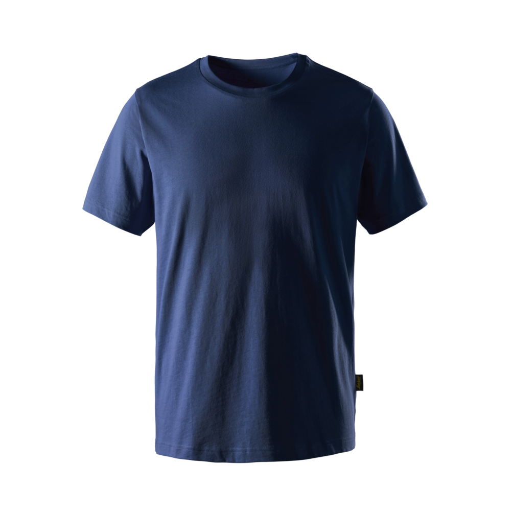 T-SHIRT I BOMULL DJUPBLÅ STL 4XL