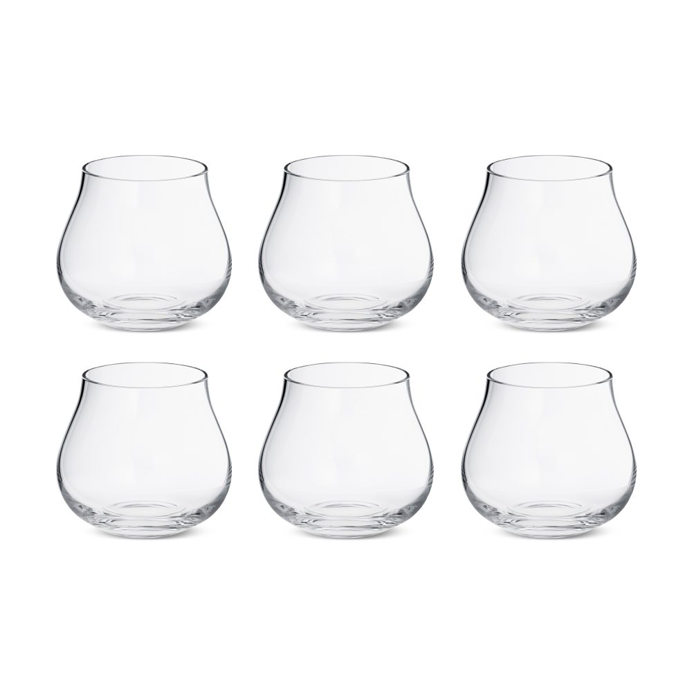 Sky dricksglas lågt 38 cl 6-pack, Kristallin