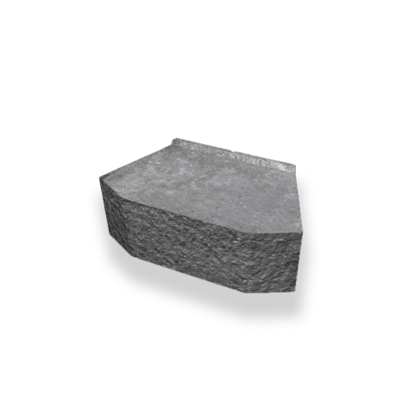 MURSTEN MEGASTONE 150 RUND B GRAFIT 385X220X150MM