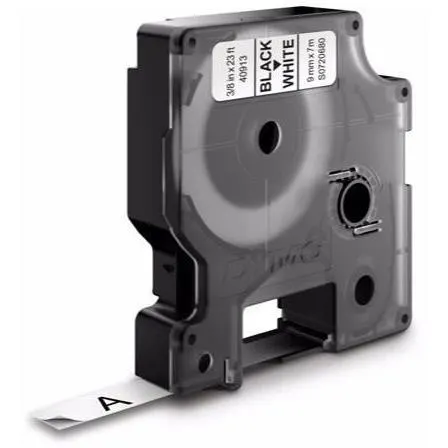 DYMO Standard D1 Tejp 9mm Svart på blått