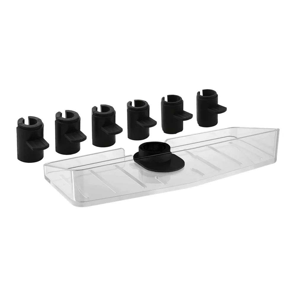 DIVELLO Multi Ø18-25 Hylla för duschstång, Ø 18-25 mm Mörk