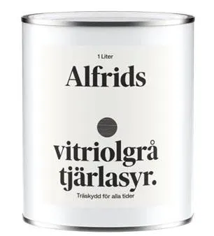 Alfrids Produkter V430024 Tjärlasyr vitriolgrå 0,1 l