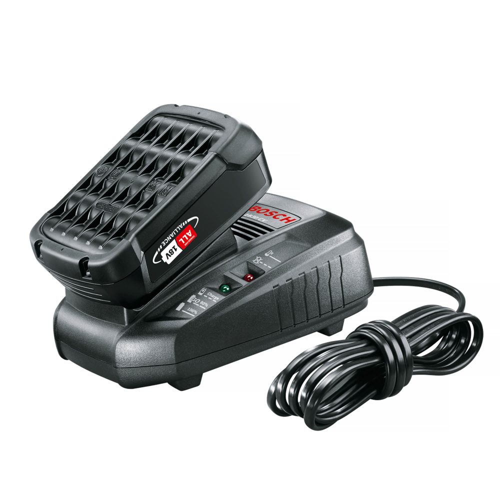 Kjøp Bosch DIY Ladepakke 2,5Ah batteri og lader, AL 1830 CV + 18V LI