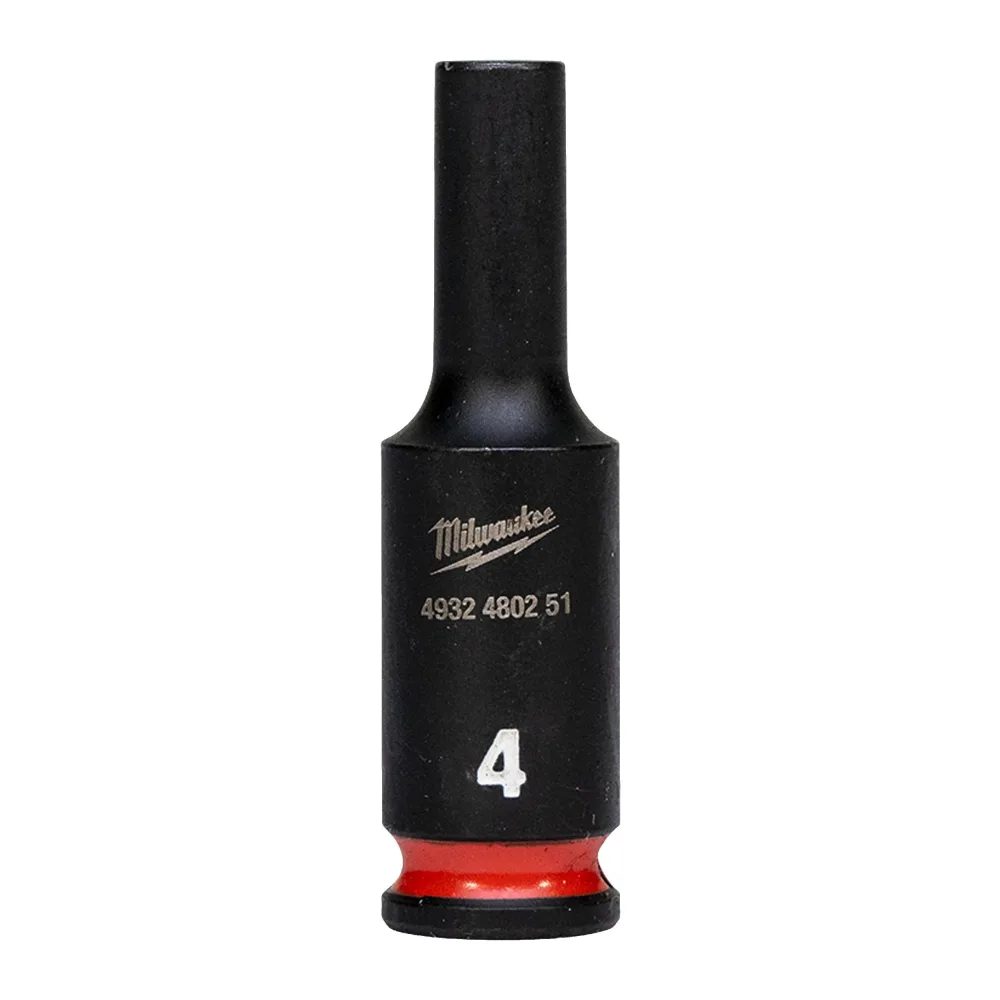 Milwaukee 4932480256 Krafthylsa 1/4", SHOCKWAVE, djup 7 mm