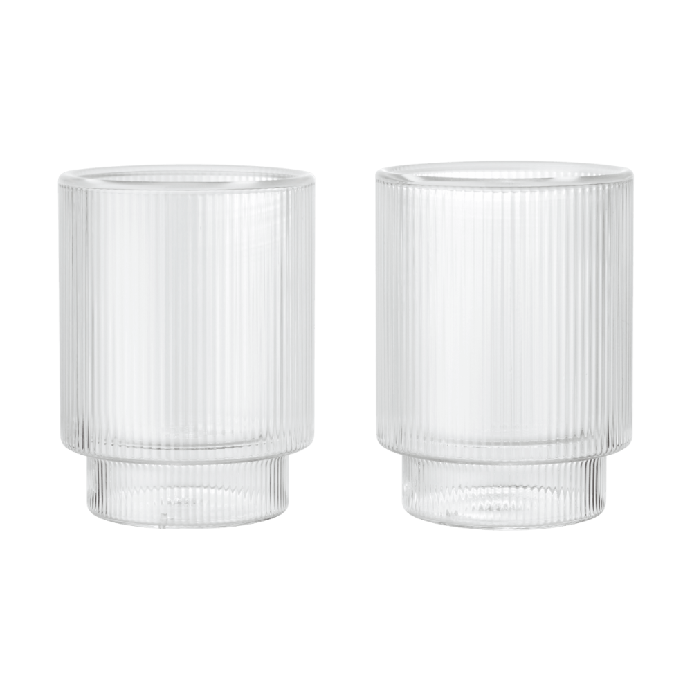 Ripple Thermal glas 22 cl, 2-pack, Clear