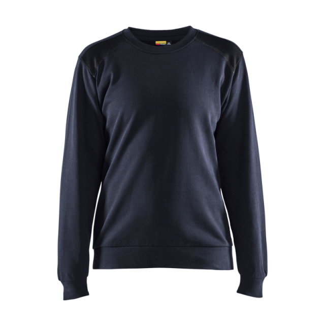 SWEATSHIRT 3408 1158 DAM MÖRK MARINBLÅ/SVART M
