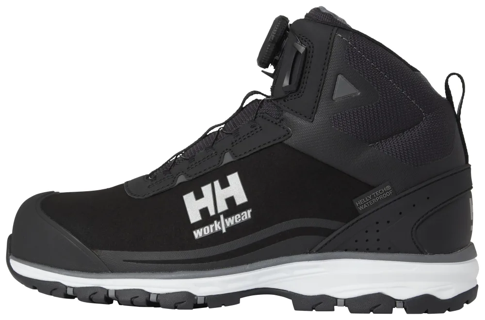 Helly Hansen Workwear Chelsea Evolution 2 Skyddskänga mid, svart, BOA, S3, HT wide 45