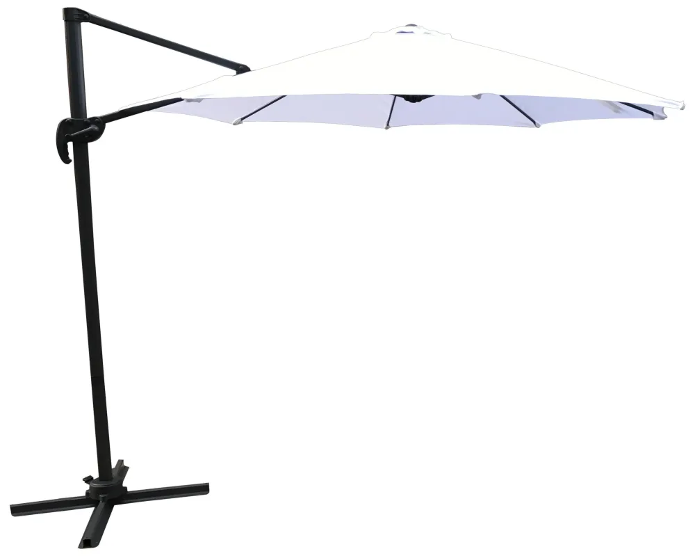 Venture Home Leeds 7015-309L Parasoll svart/vitt