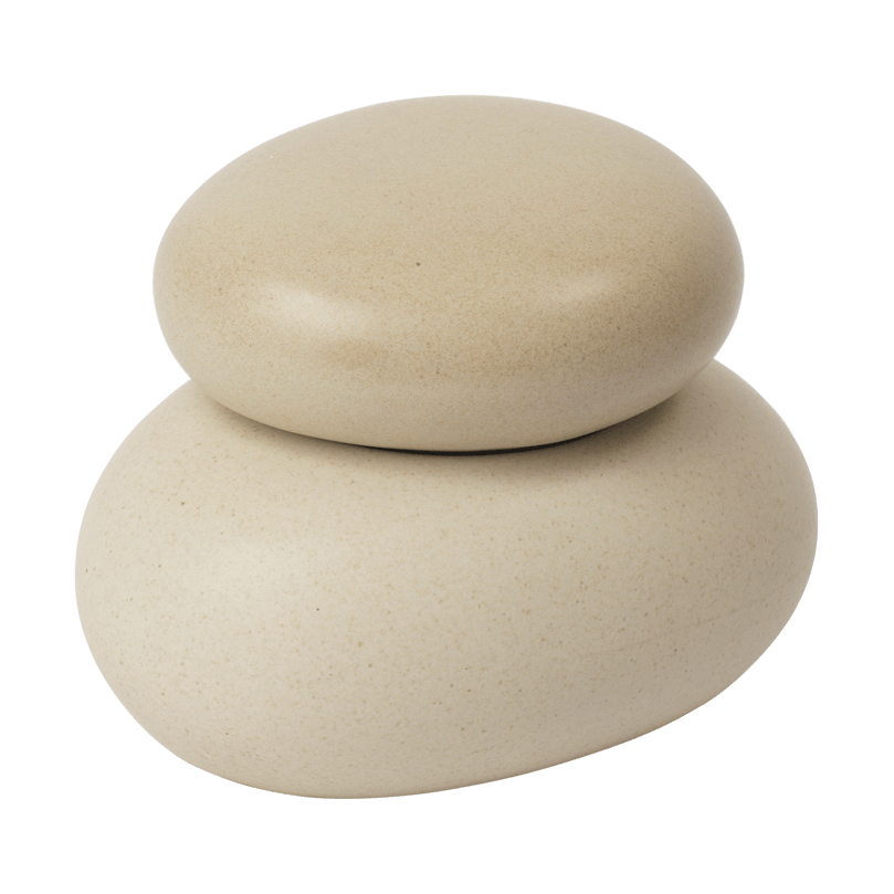 Pebble ask small, Sand/Cream