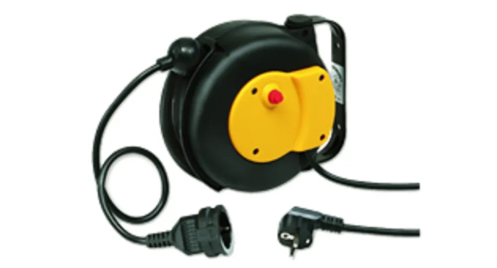 Elproman 9004 Kabelvinda återfjädrande, 6 meter kabel