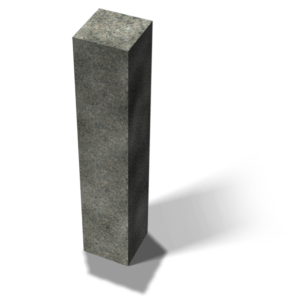 STOPLE BENDERS BOHUS ELEGANT TYP 1 GRÅ, 200X200X1100(600)MM