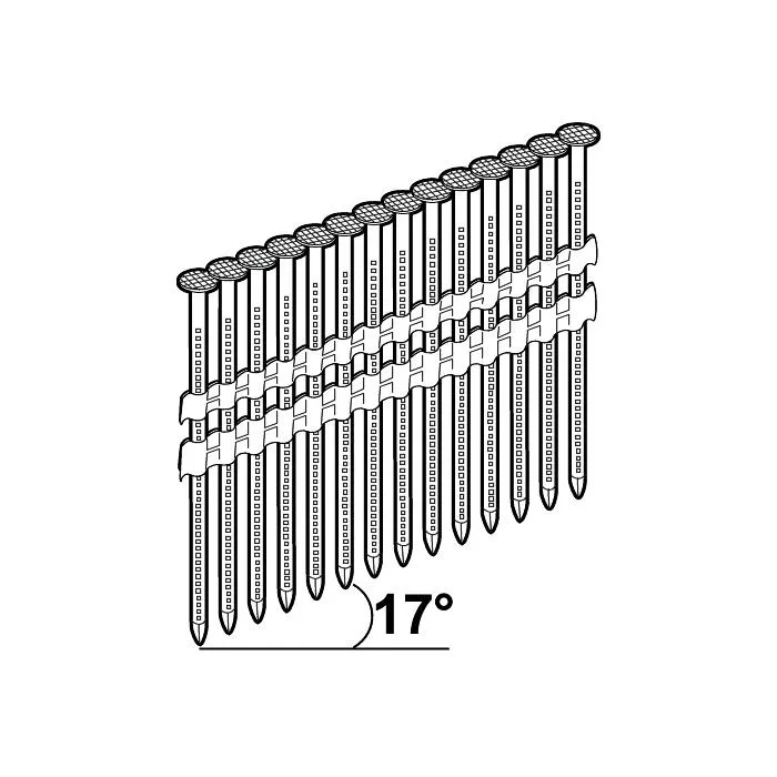 ESSVE M-Fusion Maskinspik 17° runt huvud, 1800-pack 2,8x60mm