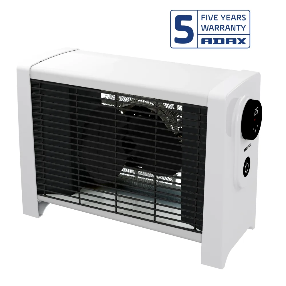 Adax Ena VV11DTFW Värmefläkt 800-2000W Vit