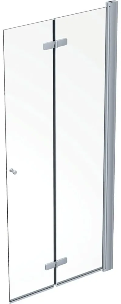 Contura Showerama Duschdörr silver/klarglas, höger 90 cm - Bild 2