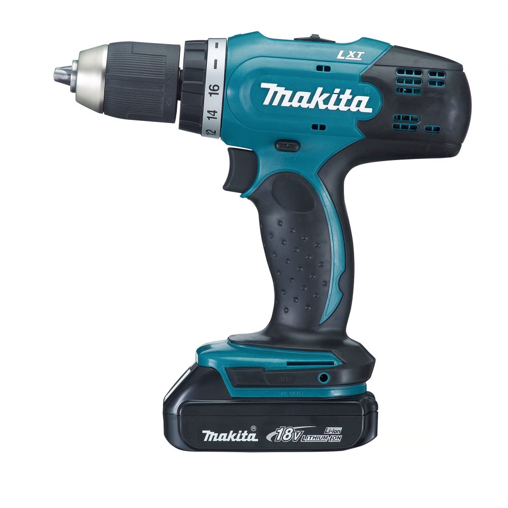 Kjøp Makita Bore-/skrutrekker LXT DDF453SYE, inkl. 2 stk 1.5Ah-batterier