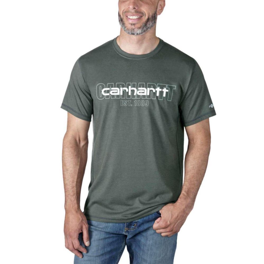 Kjøp Carhartt T-skjorte Logo, grå