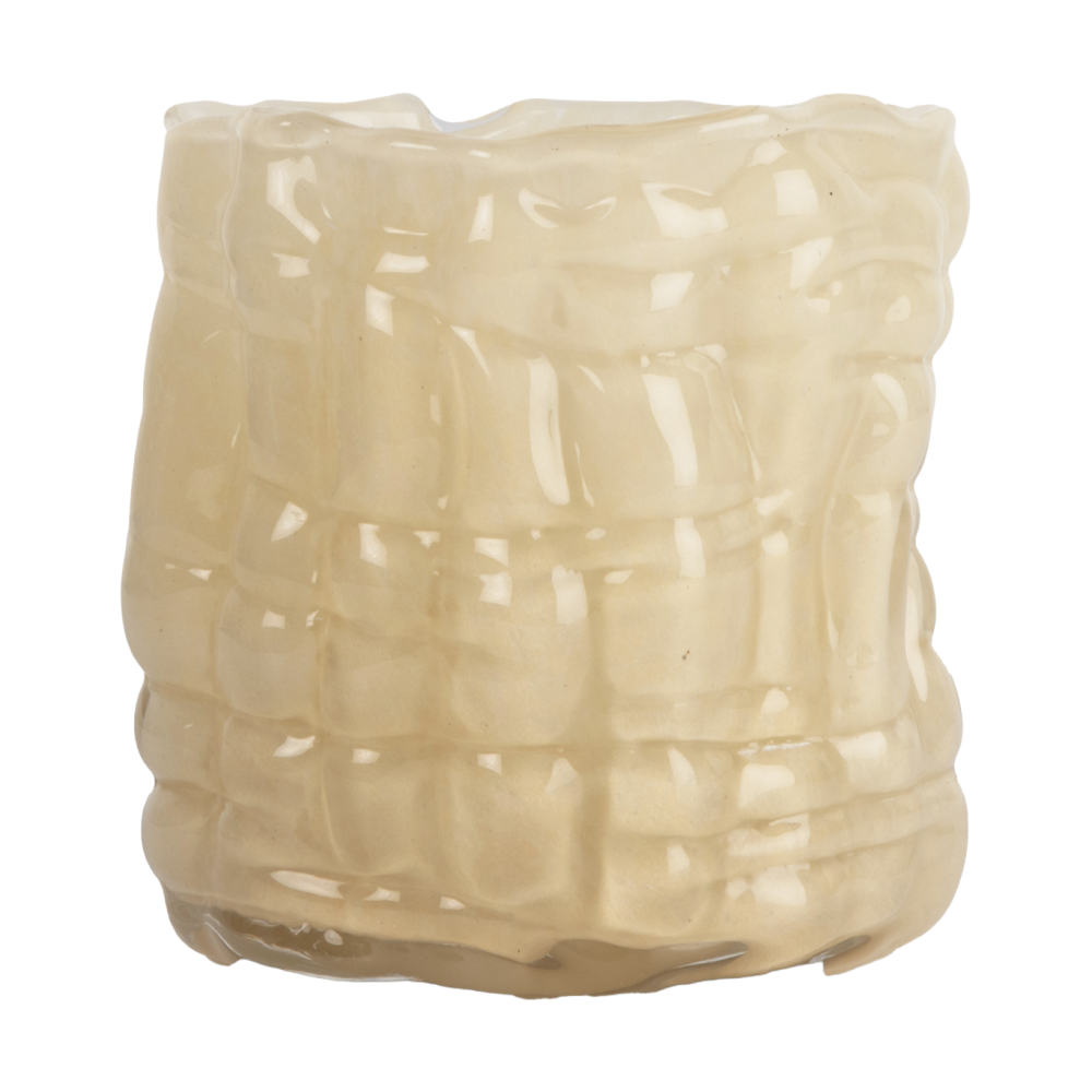 Laranne ljuslykta Ø10 cm, Beige