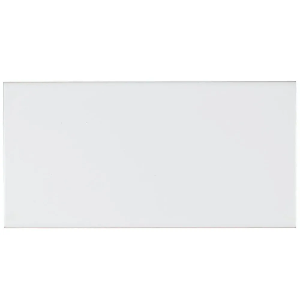 Kakel Blanco Liso Mate Vit, 10x20cm | Stuvbutiken