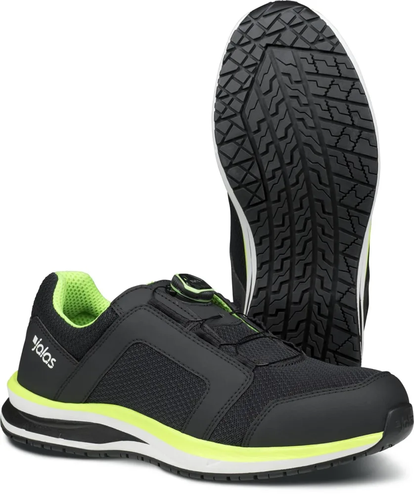 Jalas TEMPUS 5668 Skyddssko S1P, BOA, ESD, svart/gul 46