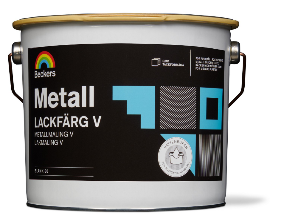 METALLACKFÄRG BECKERS V VIT/A 2,7L METALL