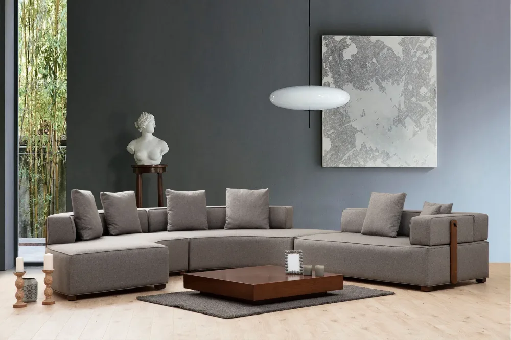 Lasalle Svängd Soffa 6-sits