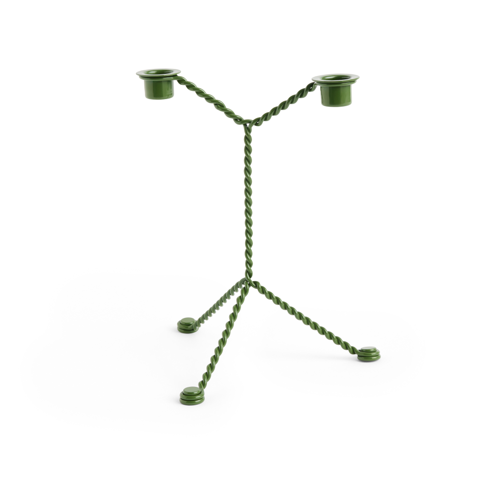 Wire ljusstake, Green