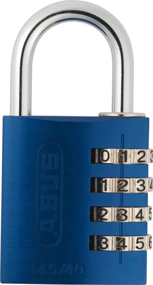 ABUS 145/40 Kombinationslås 40 mm, 4 rullar Röd