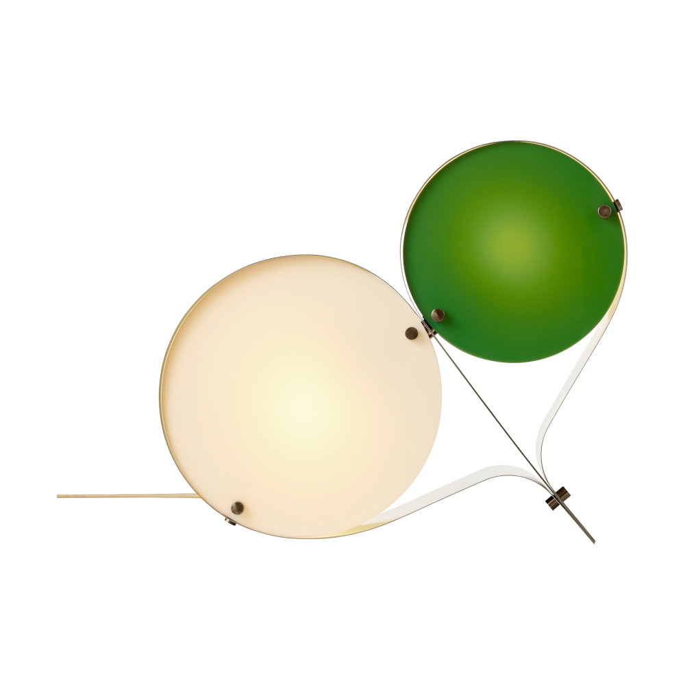 Coppia bordslampa, Ivory & clover