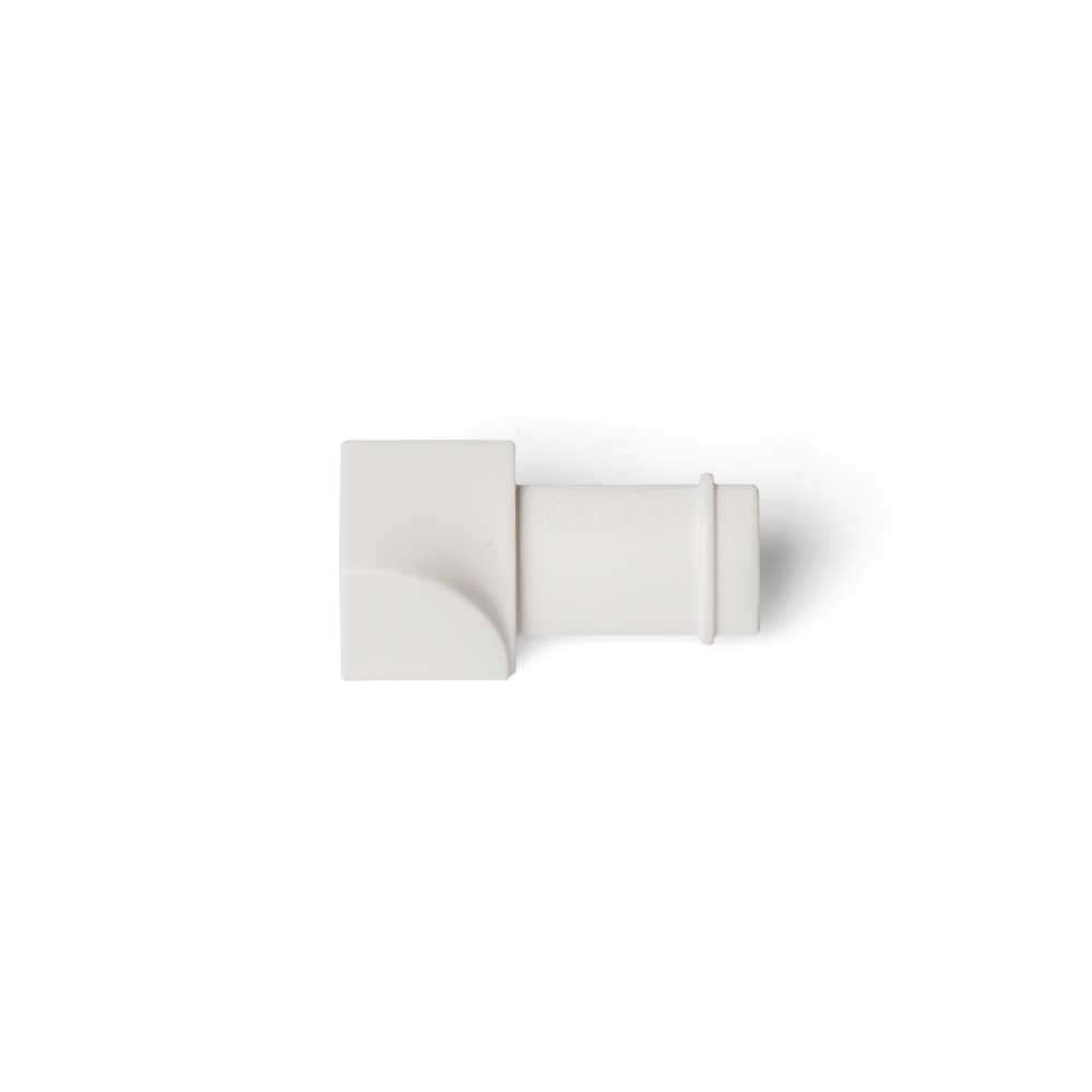 INNERHÖRNDEL BLANKE PLAST VIT 8MM