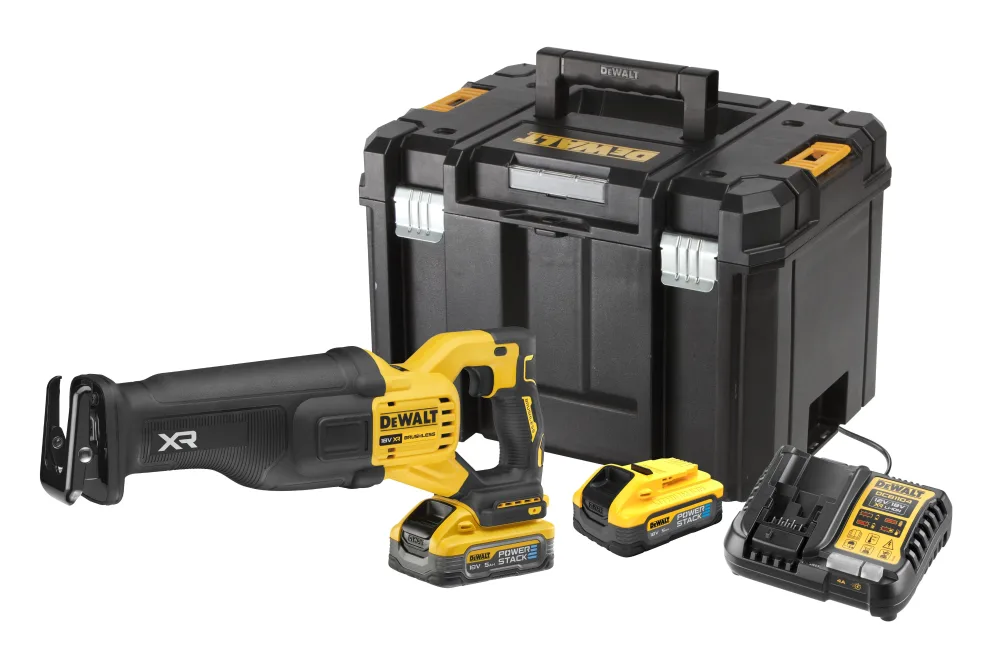 Dewalt DCS386H2T-QW Tigersåg med batteri och laddare