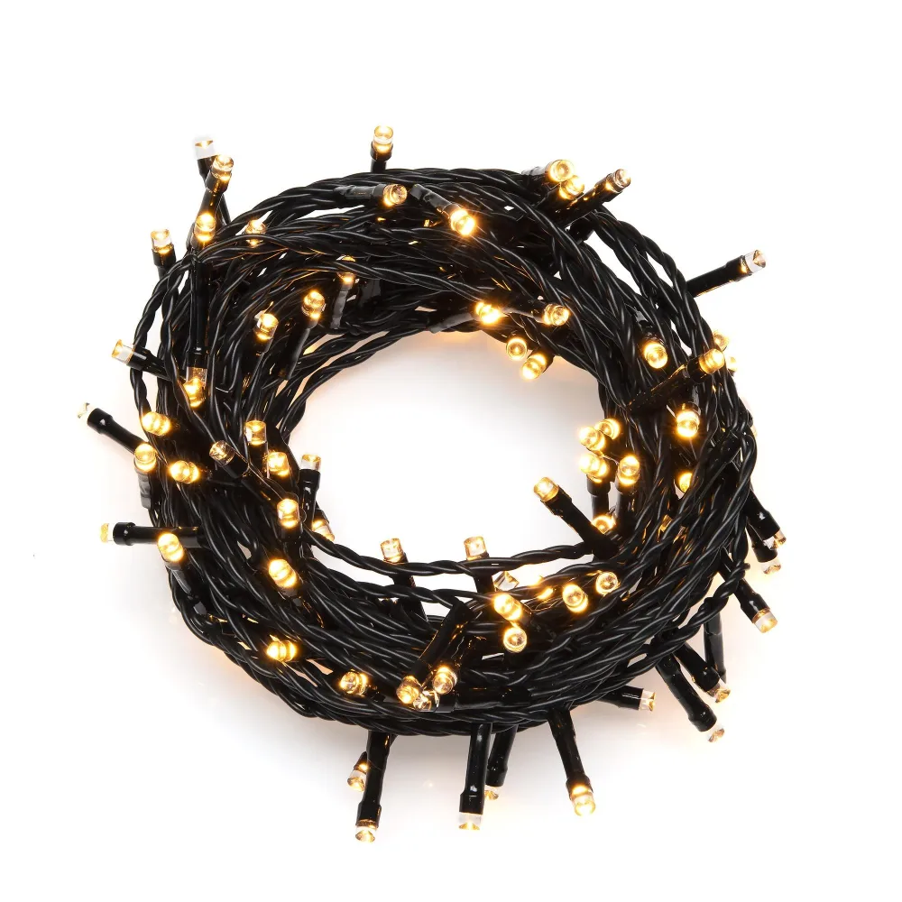 Konstsmide 3642-810 Ljusslinga gnistrande LED, amber 19.12 m