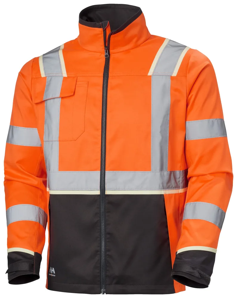 Helly Hansen Workwear UC-ME 77215_269 Jacka varsel, orange/svart Varsel, Orange/Svart - Bild 2
