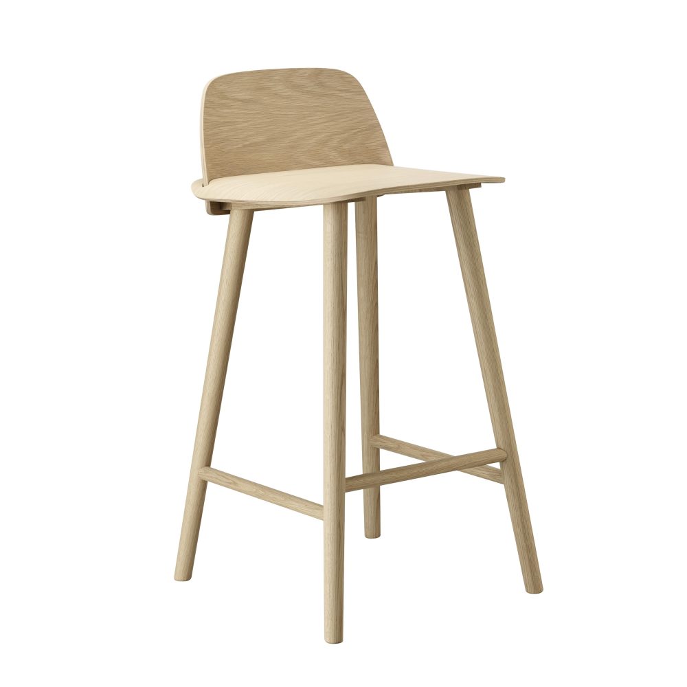 Nerd barstol 75 cm, Oak