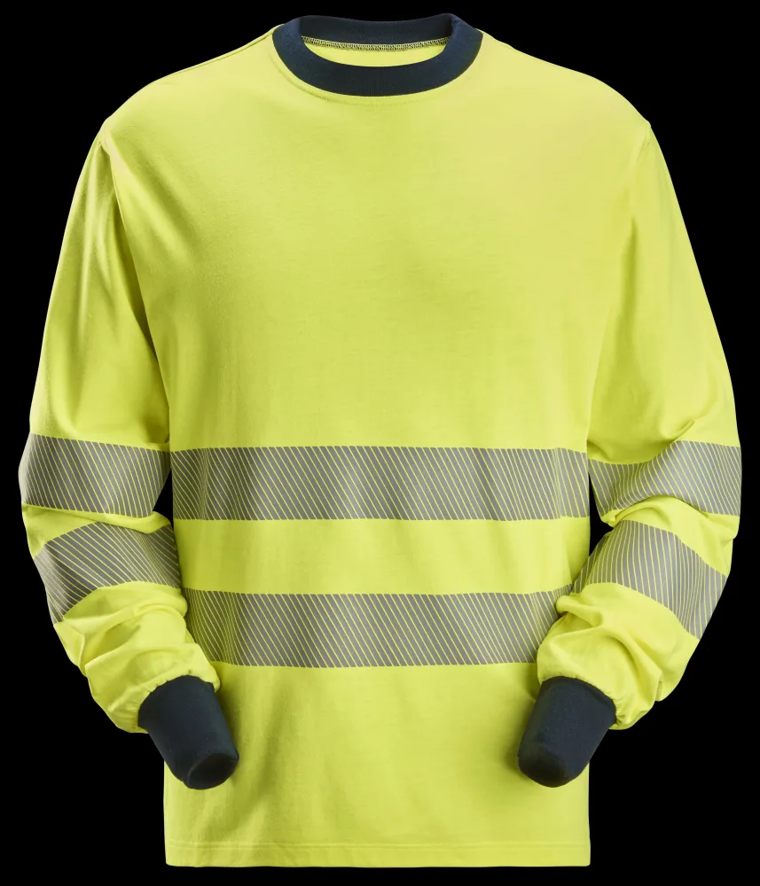 Snickers Workwear 2461-6695 T-shirt varsel, gul/marinblå 4XL