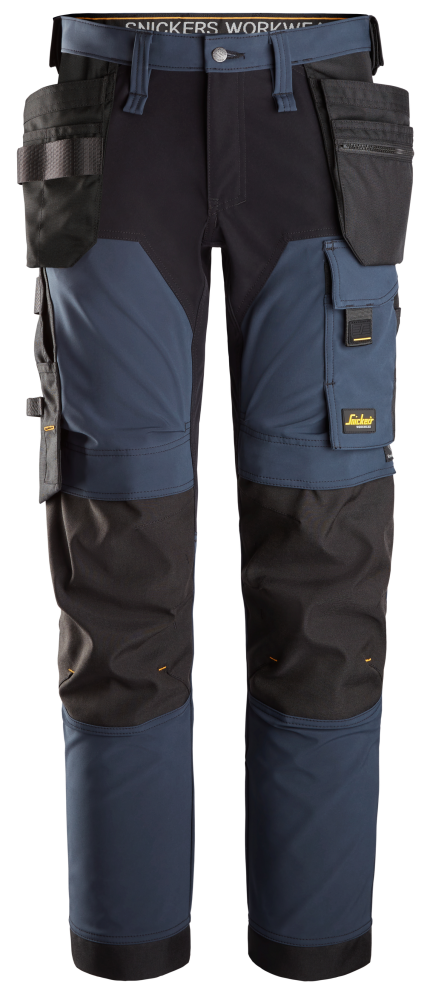 STRETCHBYXA SNICKERS WORKWEAR 6275 NAV/SVA 52, NAVY/SVART HÖLSTERFICKOR