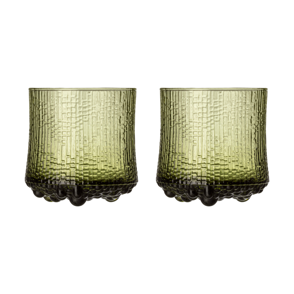 Ultima Thule On the rocks glas finsk sand 2-pack, Grön