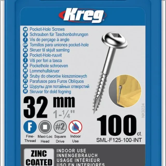 Kreg SML-F125-250-INT Skruv 32 mm 250-pack
