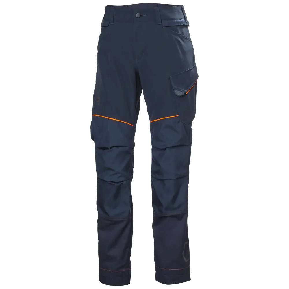 Helly Hansen Workwear Chelsea Evolution BRZ 77556_590 Arbetsbyxa marinblå/orange, connect D104