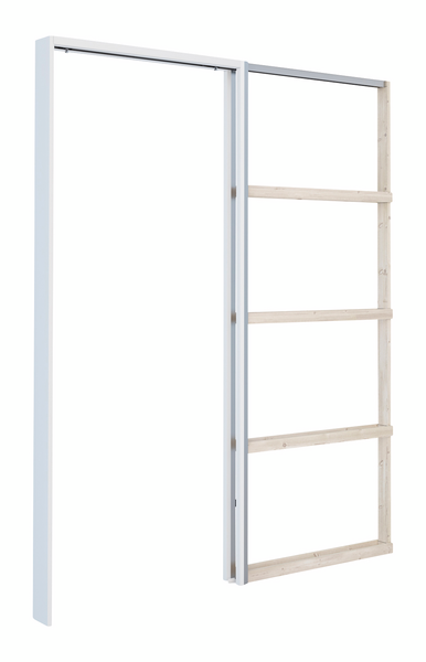 KARM SKJUTDÖRR 95MM 9X21 VIT ENKELGIPS