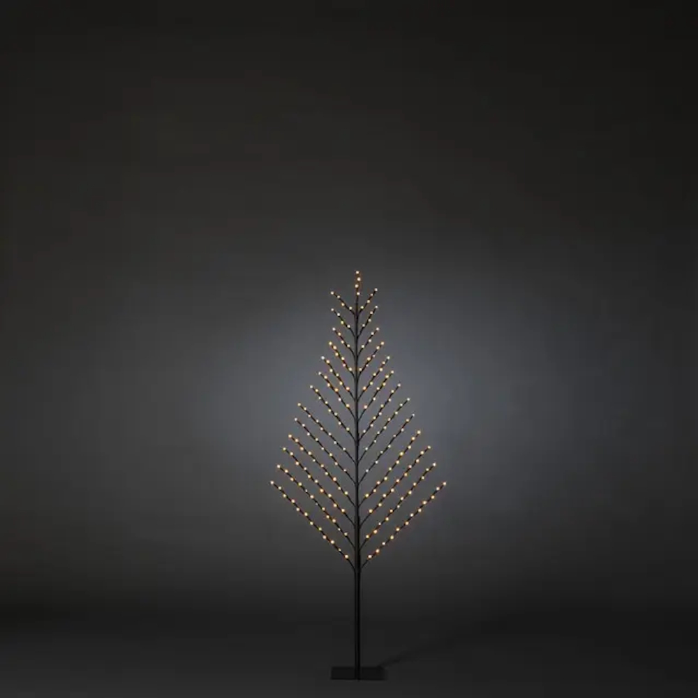 2-D Svart Träd 200 Amber LED 150cm IP44 Konstsmide